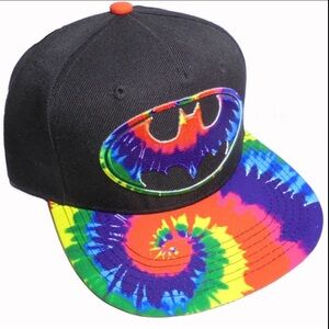 Batman Logo Cap, Tie Dye Baseball Hat